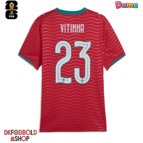 Portugal Vitinha #23 Hjemmebanetrøje Dame VM 2026 Kort ærmer